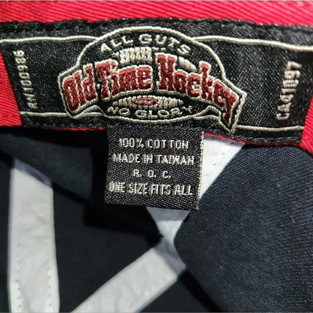 Old Time‎ Hockey Detroit Red Wings Adjustable Strapback Slouch Dad Cap OSFA